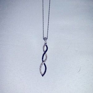 Littman Jewelers black and white diamond necklace